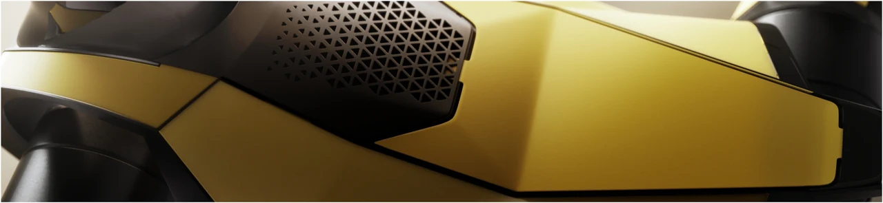 Gold colour-changing finish on CyberDog 2