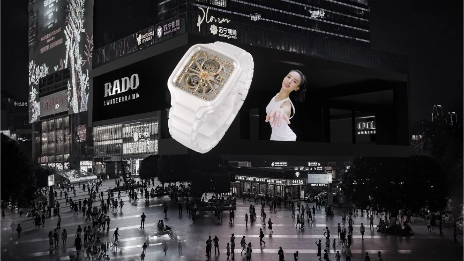 RADO 3D outdoor campaign