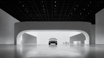 Lighting and spatial study for an exhibition environment